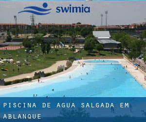 Piscina de água salgada em Ablanque