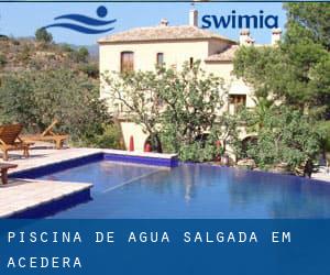 Piscina de água salgada em Acedera