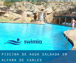 Piscina de água salgada em Alfara de Carles