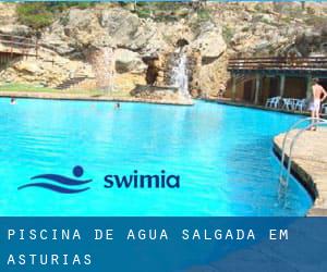 Piscina de água salgada em Asturias