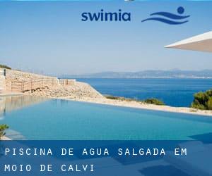 Piscina de água salgada em Moio de' Calvi