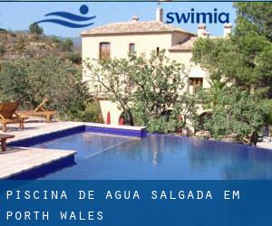 Piscina de água salgada em Porth (Wales)